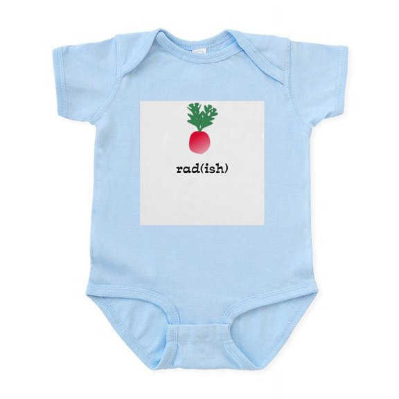 CafePress - Radish Infant Bodysuit - Baby Light Bodysuit, Size Newborn - 24 Months