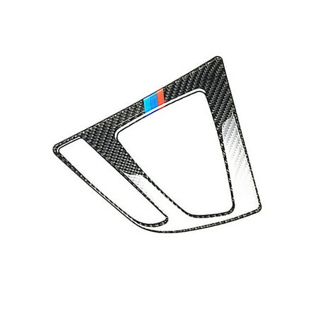 - Car Center Control Gear Panel Decoration For BMW 3 Series F30 F34 with Carbon Fiber Sticker Interior Trim