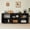 Black, variant on 67" Modern Wavy Sideboard Cabinet, 6-Door Curved Storage Cabinet, Large TV Stand Buffet Console for Living Room Kitchen, Black