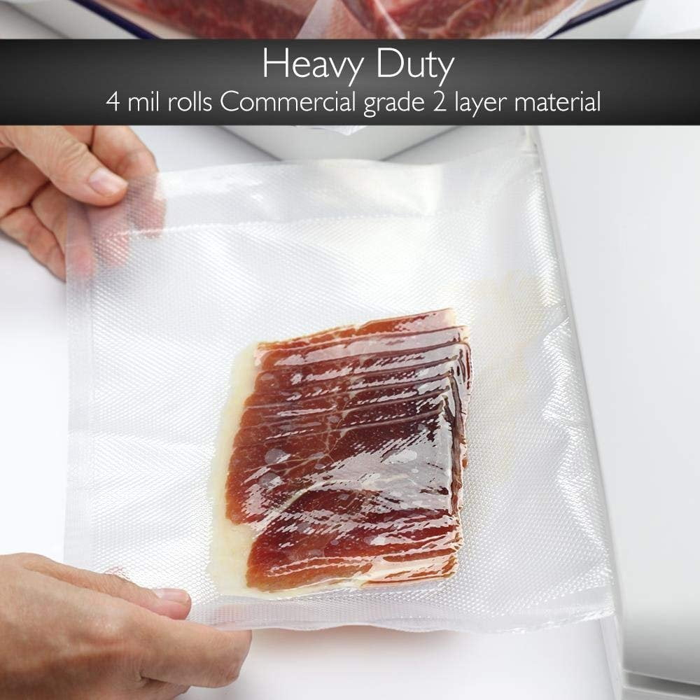 Nutrichef™ Universal 8-inch Vacuum Sealer Bags (100 Feet)