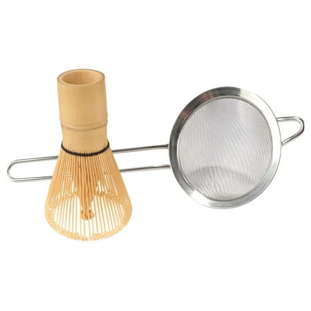 

Matcha Whisk and Tea Strainer - Japanese Tea Ceremony Set - 10 Sets