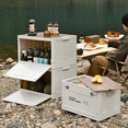 thumbnail image 4 of Table de Camping Pliante Extérieure Boîte de Rangement Voiture Boîte de Rangement Extérieure Équipement de Camping Vert, P, 4 of 8