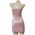 thumbnail image 5 of Women's Pink Crushed Velvet Dress, 5 of 7