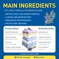 thumbnail image 3 of 24 pack laundry detergent, pet hair relief tablets - safe, septic safe, lavender scent, 1 year supply, pet-friendly detergent for top load/ front load washing machines, 3 of 4