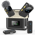 thumbnail image 1 of Micrófono Lavalier inalámbrico Pufazest J12 para iPhone, Android, 1 of 8