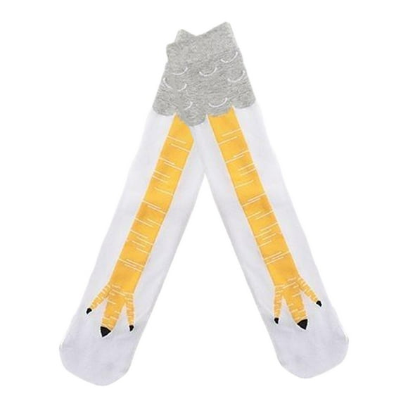 Calcetines de pierna de pollo cómodos Yinane 45cm Calcetines largos de moda