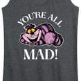 thumbnail image 3 of Alice In Wonderland - You're All Mad - Women's Racerback Tank Top, 3 of 5