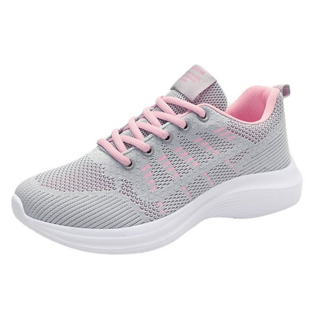 

dmqupv High Heel Sneakers for Women Size 11 Sneakers Shoes Outdoor Mesh Runing Memory Foam Insole Sneakers for Women Grey 7