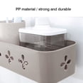 thumbnail image 1 of Kitchen Bathroom Organizer Wall Storage Rack Adhesive Shower Shelf Basket Toiletries Storage Holder, 1 of 7