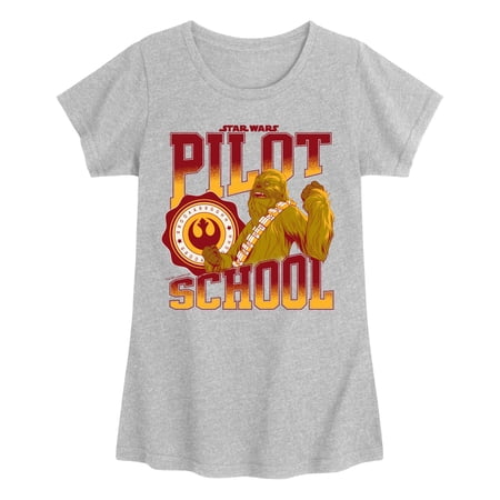 Star Wars - Chewy Wookiee Mascot - Youth Girls Fitted Short Sleeve T-Shirt