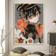 thumbnail image 3 of Póster de lienzo de Hanako-kun, arte de pared, decoración, juego, figura de rol de anime japonés, bondage en el suelo, Hanako-kun, 3 of 5