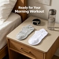 thumbnail image 5 of TELOLY 4Pairs No Show Socks Men,Size 35-38 Athletic Socks,Sport Ankle Socks Mens No Show Socks,Combination1, 5 of 6
