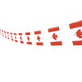 thumbnail image 1 of Bandera De Canadá Bandera Canadiense 100 Pies/76 Piezas Banderas De Banderines Nacionales Del Mundo Banner Suministros De Decoración De Fiesta Para Bar Interior. Banderas Al Aire Libre Festival Intarn, 1 of 1