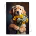 thumbnail image 1 of Tarjeta de felicitación CATNEVERLAND Golden Retriever 13x18 cm, 1 of 9
