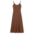 thumbnail image 4 of PBFRDSJ Women's Maternity Cami Dresses Sleeveless Backless Casual Dress Spaghetti Strap Flowy Loose Long Sundress, 4 of 9