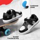 thumbnail image 4 of Zapatillas escolares tipo mocasín DREAM PAIRS para niños, fáciles de poner, color negro, 4 of 6