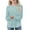 Light Blue, variant on Spazoro Kids Girls Shirts Tee, Long Sleeve Solid Color 2025 Crew Neck Casual Loose Tops for Child Girls Yellow Size 9 T