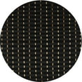 thumbnail image 1 of Ahgly Company Machine Washable Indoor Round Contemporary Night Black Area Rugs, 4' Round, 1 of 7