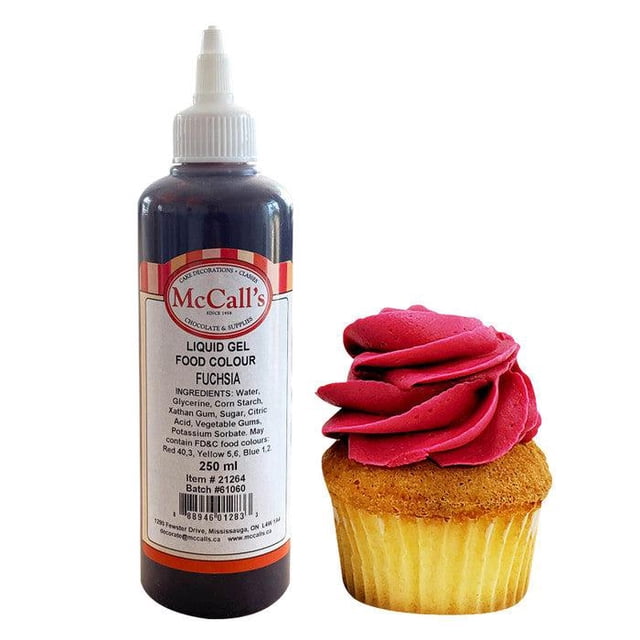 McCall's Colorant Alimentaire Liquide en Gel - Bouteille de 10,5 Oz - 1 Unité - Pigment Vibrant et Intensité Concentrée (1 Unité)