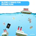 thumbnail image 4 of Buque hundido Titanic de juguete de buceo Swimline con tesoro escondido, 4 of 9