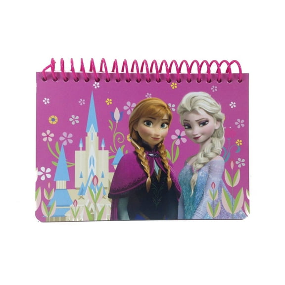 Mirage Disney Frozen Elsa Anna Character Unruled Autograph Book, Memo Pad, Small Size, 50 Pages