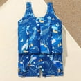 thumbnail image 6 of URMAGIC Kids Boys Girls Floatation Swimsuit with Adjustable Buoyancy Baby Float Suit Swim Vest One Piece Swimwear Bathing Suit 2-9 Years, 6 of 8