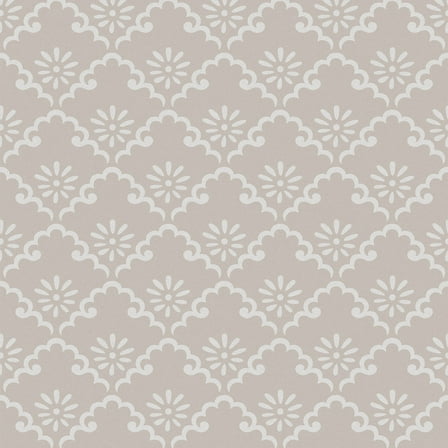 Laura Ashley Coralie Dove Grey Wallpaper
