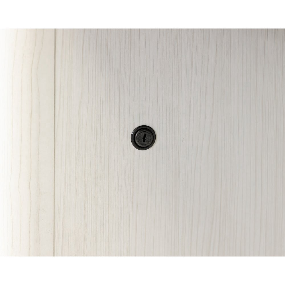 Contemporary Laminate Wood Double Pedestal Executive Desk Fully Assembled White