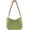Green, variant on Straw Woven Shoulder Bag for Women Summer Beach Vacation Handbag Cute Aesthetic Handmade Straw Clutch Purse