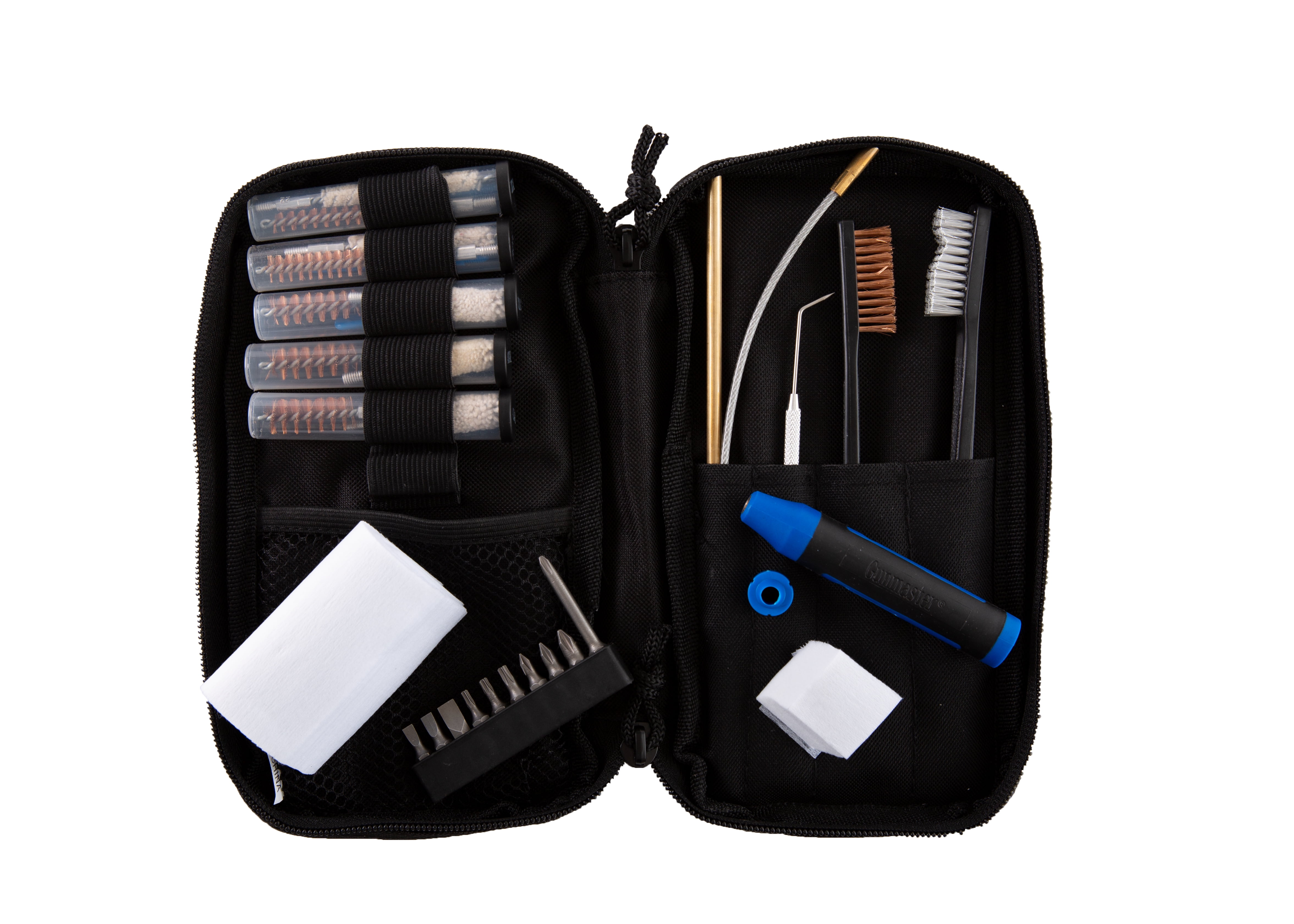 Field Cleaning Kit for guns rifle or pistol shotgun Zipped Pouch Travel 