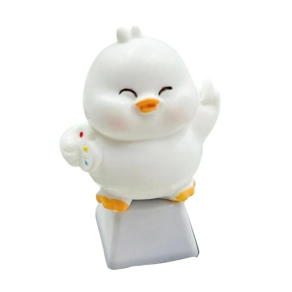 Creative 3D Duck Keycap Lovely For Mechanical Keyboards ABS Cartoon Keycap Replace For Gamers And Typists