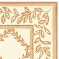 thumbnail image 4 of SAFAVIEH Chelsea Alecia Geometric Borders Wool Area Rug, Ivory/Camel, 1'8" x 2'6", 4 of 9