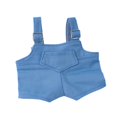 thumbnail image 1 of Ropa para muñecas de peluche de 15 cm y 17 cm, monos para muñecas, disfraces de bricolaje, ropa cómoda para muñecas de peluche de dibujos animados azul claro, 1 of 9