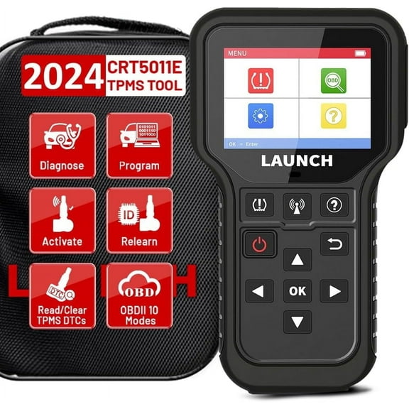 LAUNCH CRT5011E TPMS Activation Diagnostic Tool, Auto Tire Pressure Sensors Support 315/433MHz