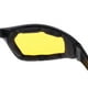 thumbnail image 5 of Gafas a prueba de viento de la motocicleta Macarena paquete de 3 protección de sol Motocross lentes Transparentes amarillos, 5 of 8