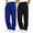 R224-Blue, variant on 2 Pack Men's Sweatpants Lightweight Wide Leg Open Bottom Baggy Pants Gym Drawstring Lounge Joggers with Pocket,Light Gray,XXL