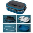 thumbnail image 3 of FeiraDeVaidade Lunch Box Student Bento Box Stainless Steel Lunch Box Insulation Division Box Office Worker Portable Lunch Box, 3 of 6