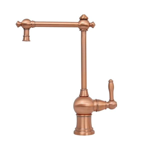Akicon One-Handle Copper Drinking Water Filter Faucet for Instant Hot Water Tank Dispenser & Filtration System - Copper