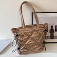thumbnail image 1 of Bolso informal para mujer bolso con asa superior de gran capacidad nailon suave para viajes de compras FLhrweasw Nuevo, 1 of 9