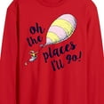 thumbnail image 2 of Dr. Seuss - Oh The Places I'll Go Balloon - Men's Long Sleeve T-Shirt, 2 of 5