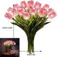 thumbnail image 2 of Sparkling Vase Set 15 Pieces Romantic Lighting 2026 LED Night Lights Never Fades Flower 15 pinks roses without vase, 2 of 8
