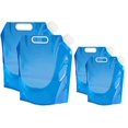 thumbnail image 2 of 4 unidades de contenedor de agua plegable portátil plegable contenedor de agua potable compatible con agua deportes al aire libre camping botella de agua Afortunado Sencillez, 2 of 5