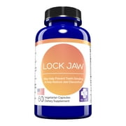MD. Life Lock Jaw Assistance - Ongoing TMJ Pain Relief - Help Provide Lock Jaw Pain Assistance TMJ Pain Relief Double Strength Formula - 60 Vegan Capsules Designed for Jaw Pain Relief