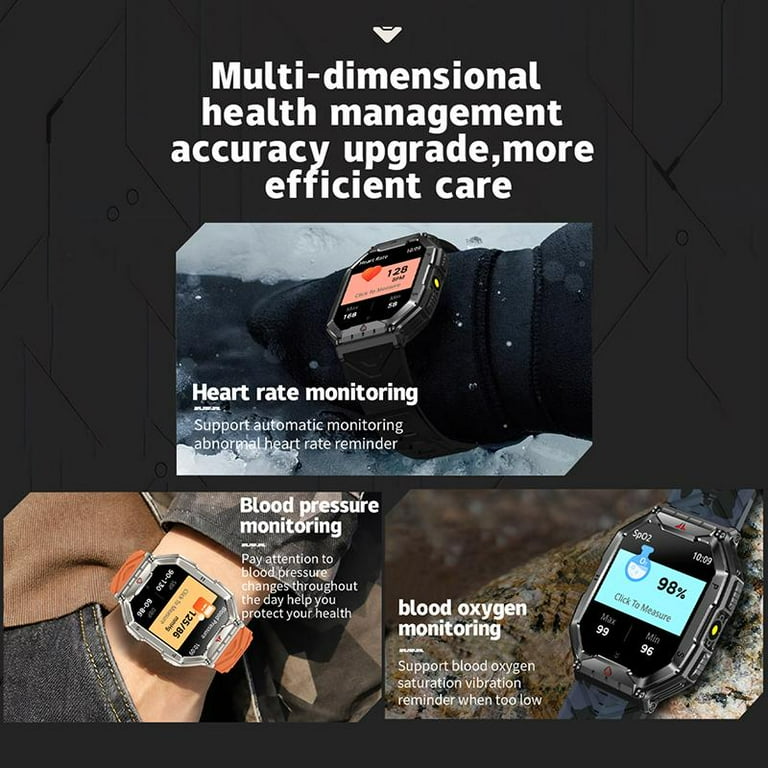 Rainbuvvy KR82 smartwatch 2.1 inch AMOLED screen for answering