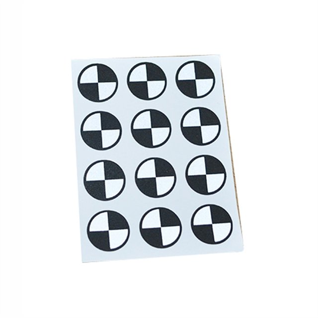 100 Pcs Cibles de Positionnement pour Numériseur 3D Marqueur d'Angle 14mm 18mm, Facile à Utiliser