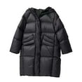 thumbnail image 6 of REDARER Girls Winter Thickened Hooded Long Coat, Warm Insulated Puffer Jacket with Pockets for Cold Weather,13-14 Years, 6 of 7