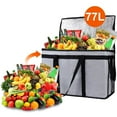 thumbnail image 4 of Extra Large Insulated Food Delivery Bag, Hot & Cold Meal Carrier Bag, Catering/Doordash Pizza Warmer, Grocery Tote, Cooler Bag, 4 of 7