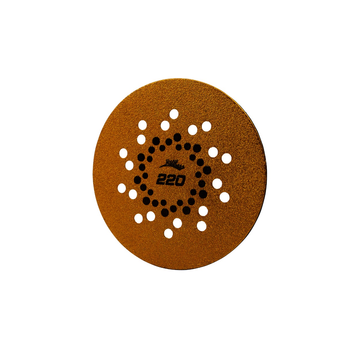 DMAXX 220 Grit Round Diamond and Steel Sandpaper Alternative – Professional Heavy Duty Surface Removal Pad – 6x Faster – lasts 5x Longer – Clog free – Fits 5” Standard Orbital Sanders