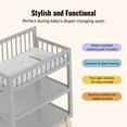 thumbnail image 4 of Dream On Me Hygge Changing Table, Greenguard Gold & JPMA Certified, Pebble Grey Oak, 4 of 6