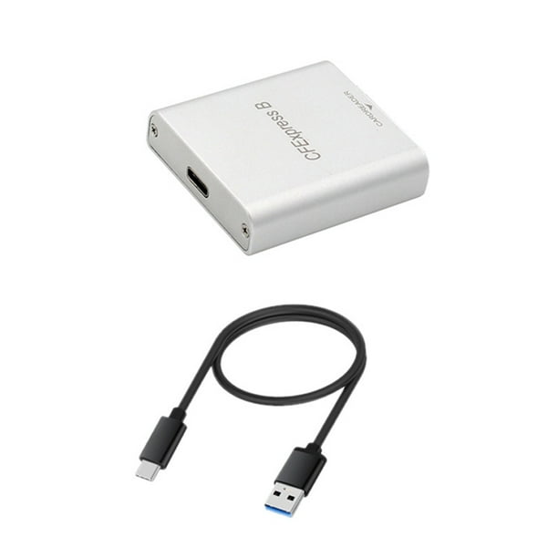 Lector de Tarjetas CFexpress CFE PH862 + Kit de Cable Tipo a A Tipo C Lector de Tarjetas USB3.1 GEN 2 10Gbps para Tarjetas de CáMaras Z6/Z7 1DX3